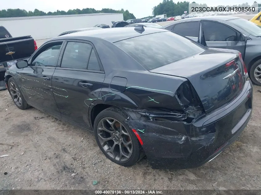 2C3CCAAGXJH308560 2018 Chrysler 300 Touring