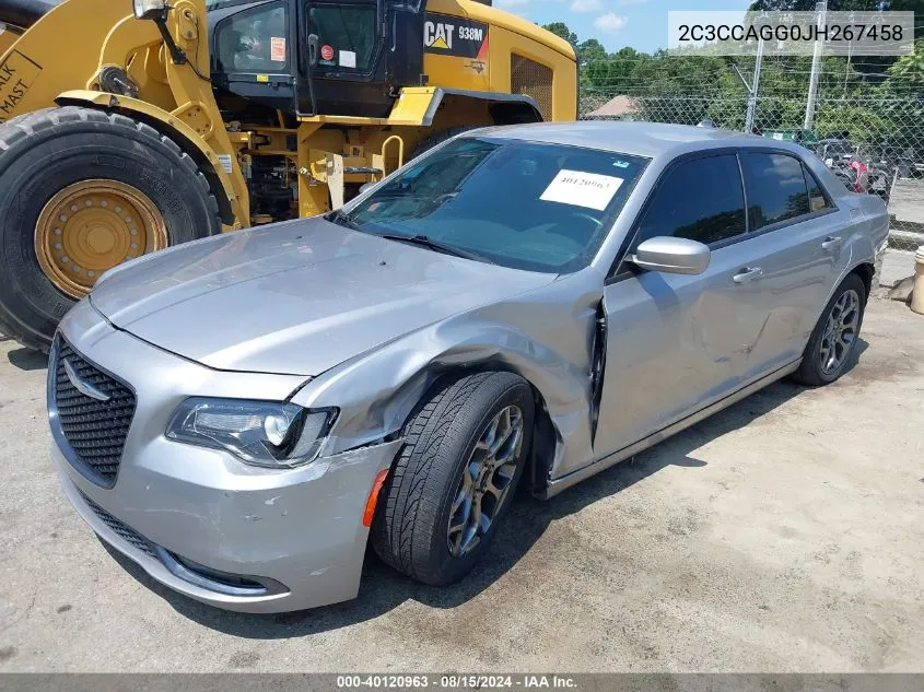 2018 Chrysler 300 300S Awd VIN: 2C3CCAGG0JH267458 Lot: 40120963