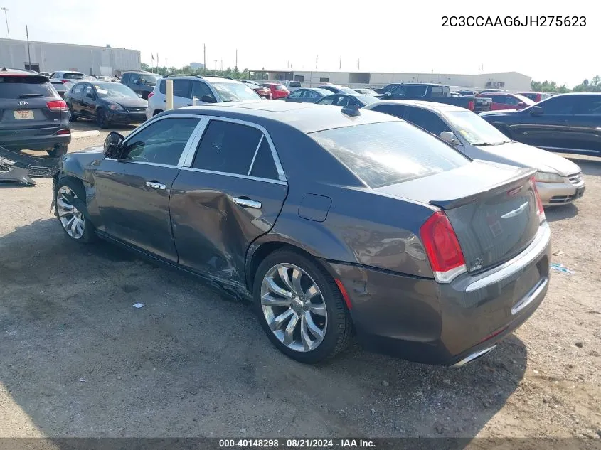 2018 Chrysler 300 Touring L VIN: 2C3CCAAG6JH275623 Lot: 40148298