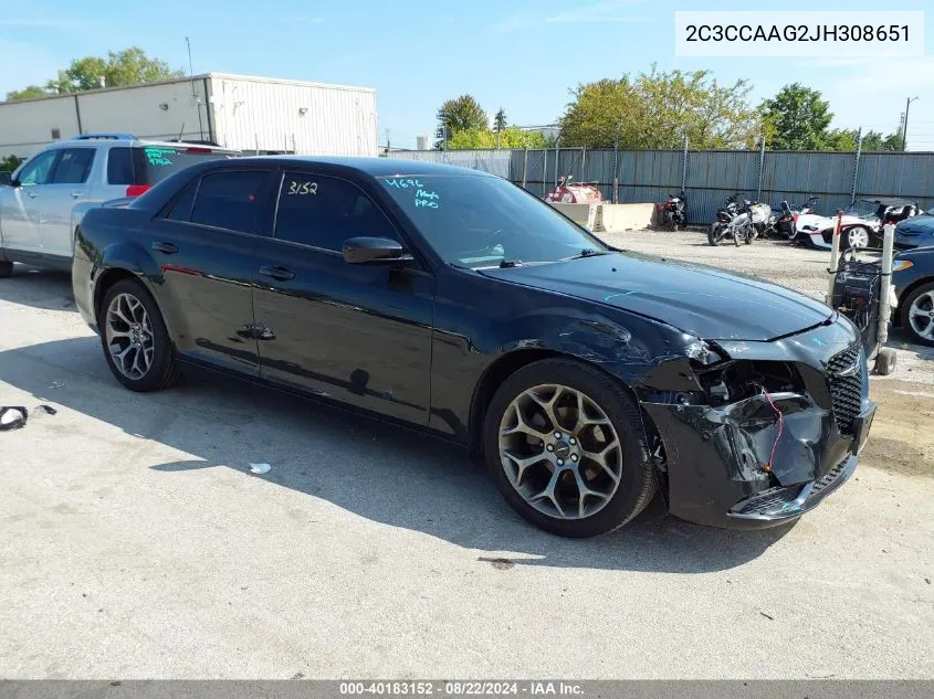 2C3CCAAG2JH308651 2018 Chrysler 300 Touring