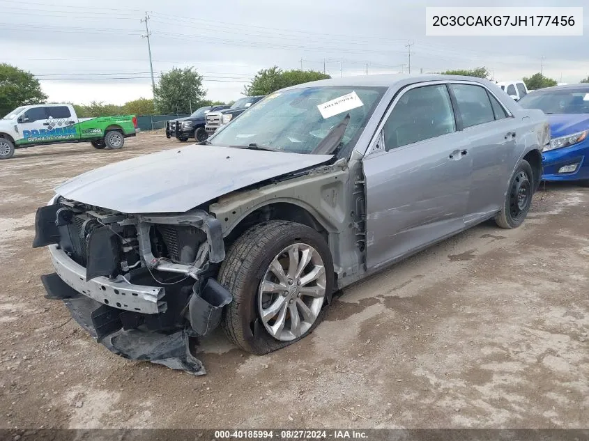 2018 Chrysler 300 Limited Awd VIN: 2C3CCAKG7JH177456 Lot: 40185994