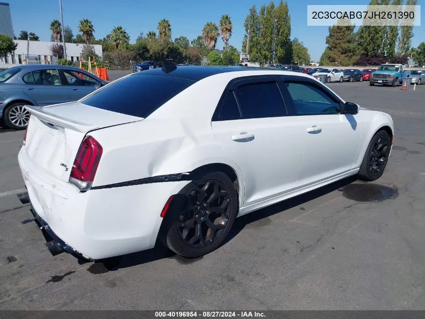 2C3CCABG7JH261390 2018 Chrysler 300 300S