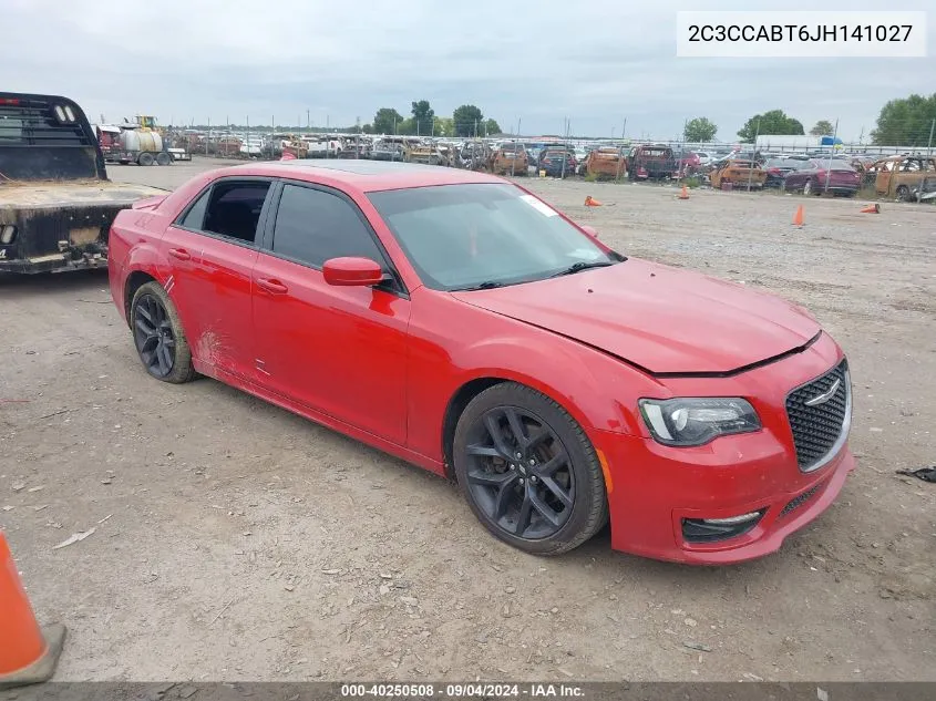 2C3CCABT6JH141027 2018 Chrysler 300 S