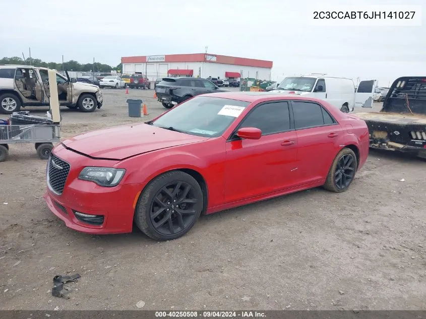 2C3CCABT6JH141027 2018 Chrysler 300 S