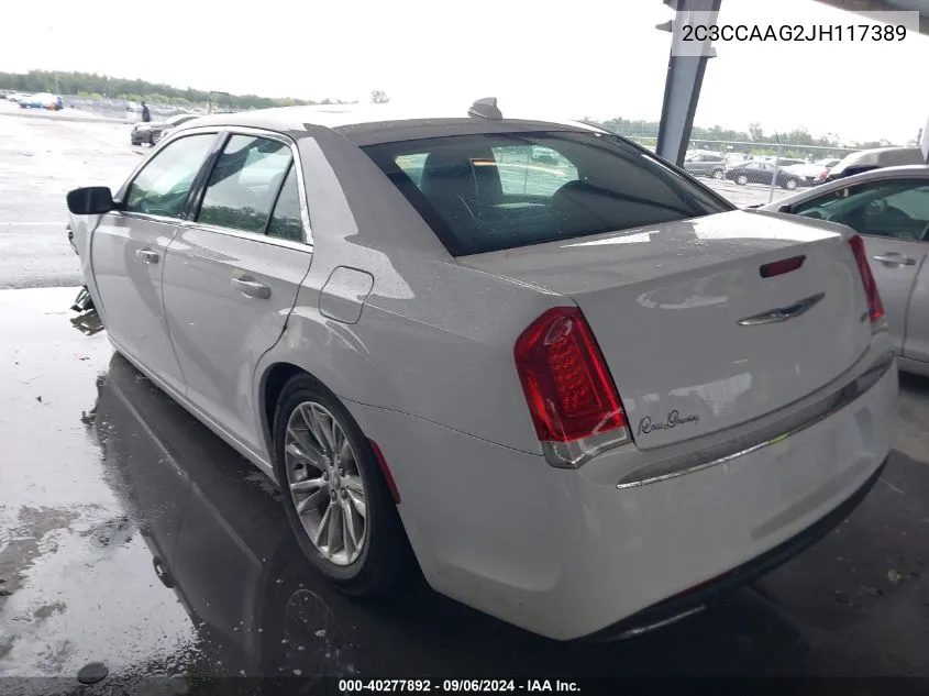 2018 Chrysler 300 Touring L VIN: 2C3CCAAG2JH117389 Lot: 40277892