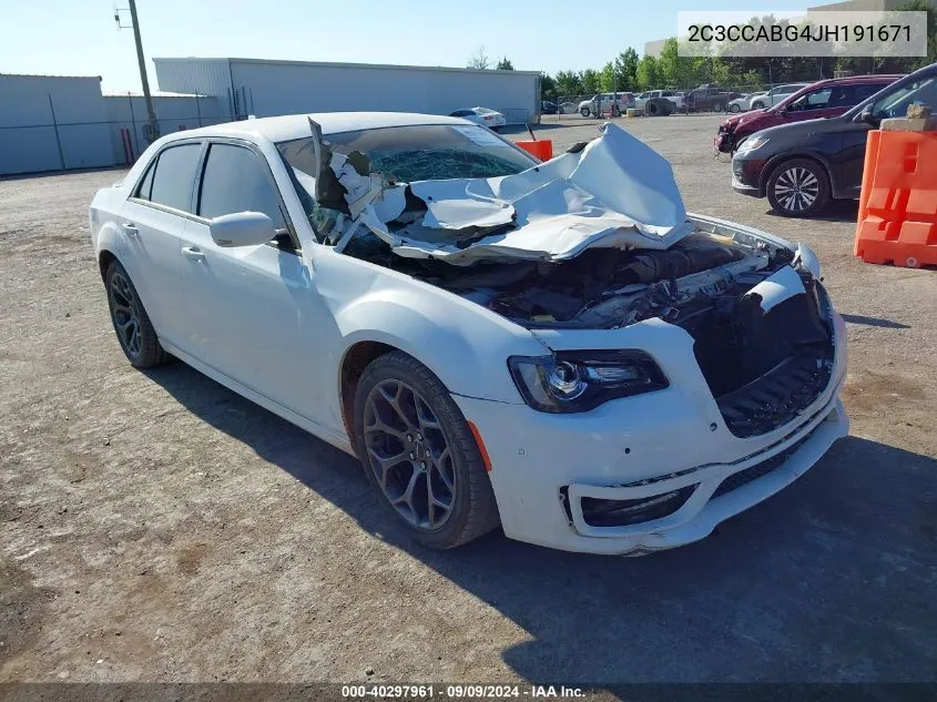 2C3CCABG4JH191671 2018 Chrysler 300 300S