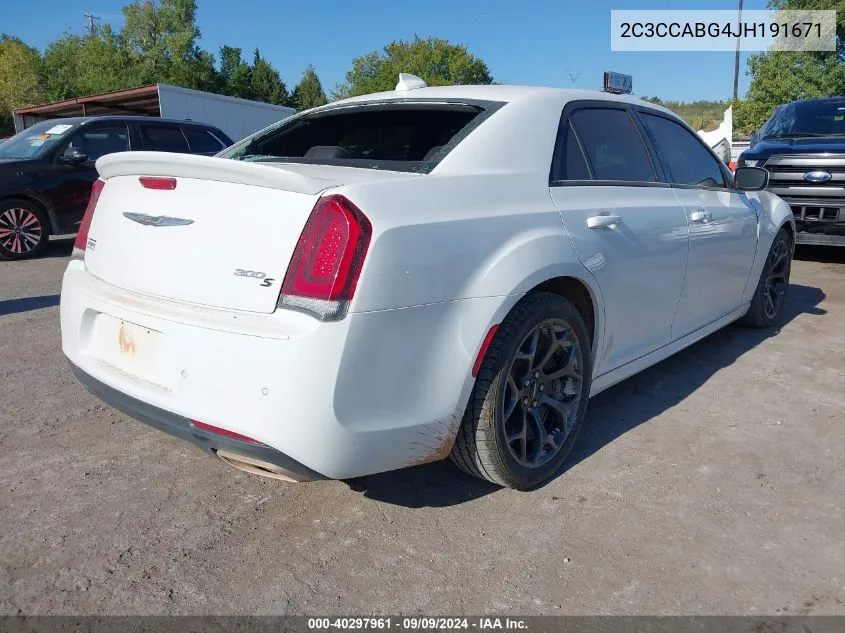 2C3CCABG4JH191671 2018 Chrysler 300 300S