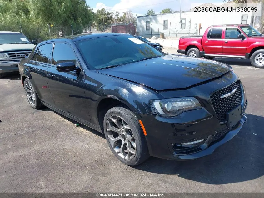 2018 Chrysler 300 S VIN: 2C3CCABG4JH338099 Lot: 40314471