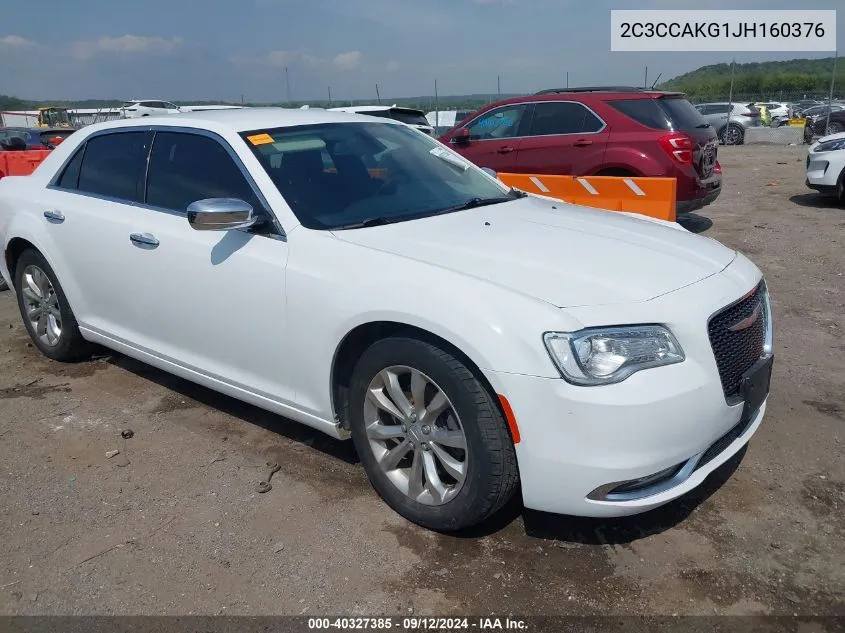 2C3CCAKG1JH160376 2018 Chrysler 300 Limited Awd