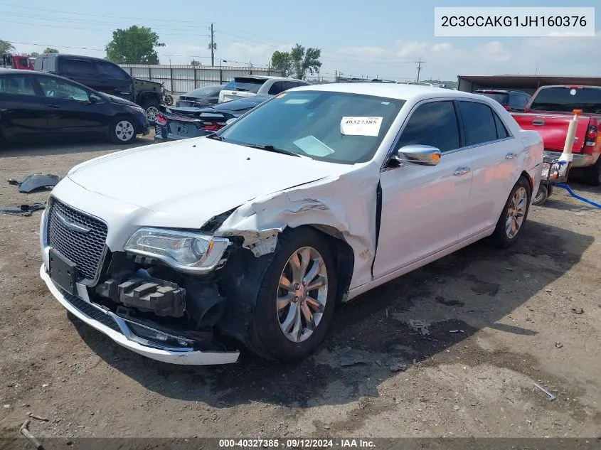 2C3CCAKG1JH160376 2018 Chrysler 300 Limited Awd