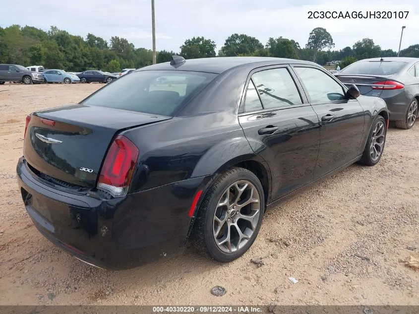 2018 Chrysler 300 Touring VIN: 2C3CCAAG6JH320107 Lot: 40330220