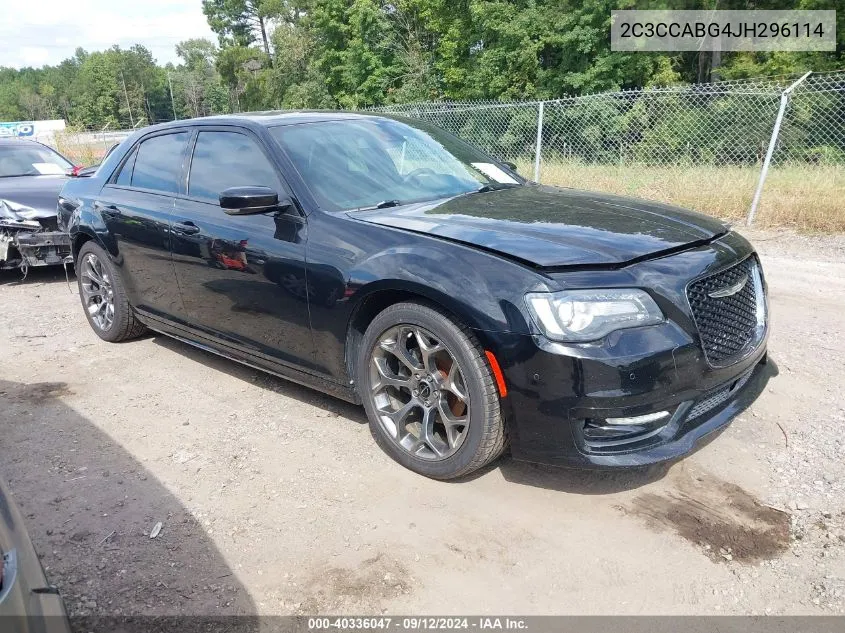 2018 Chrysler 300 300S VIN: 2C3CCABG4JH296114 Lot: 40336047