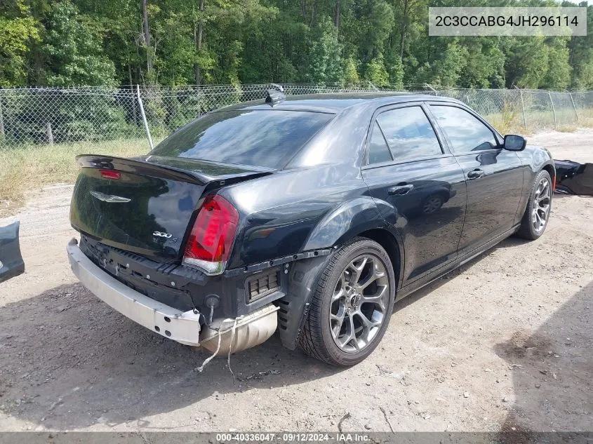 2018 Chrysler 300 300S VIN: 2C3CCABG4JH296114 Lot: 40336047