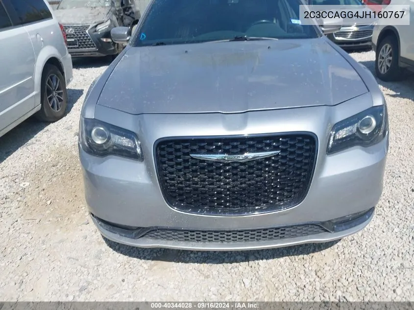 2018 Chrysler 300 S VIN: 2C3CCAGG4JH160767 Lot: 40344028