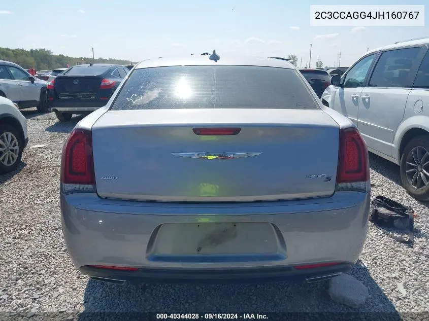 2C3CCAGG4JH160767 2018 Chrysler 300 S