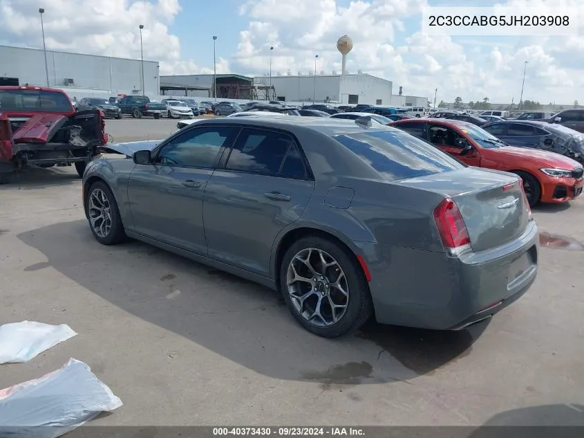 2C3CCABG5JH203908 2018 Chrysler 300 300S