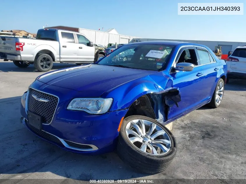 2C3CCAAG1JH340393 2018 Chrysler 300 Touring