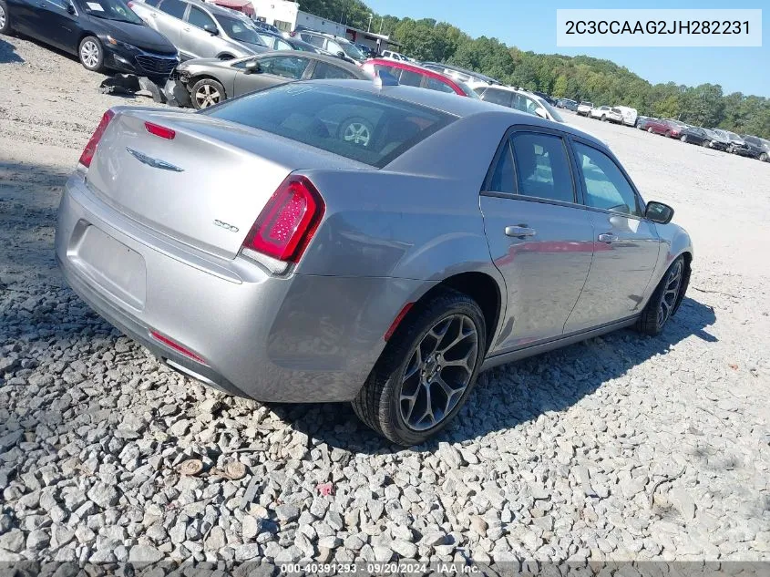 2018 Chrysler 300 Touring VIN: 2C3CCAAG2JH282231 Lot: 40391293