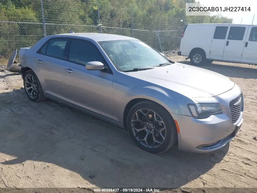 2C3CCABG1JH227414 2018 Chrysler 300 300S