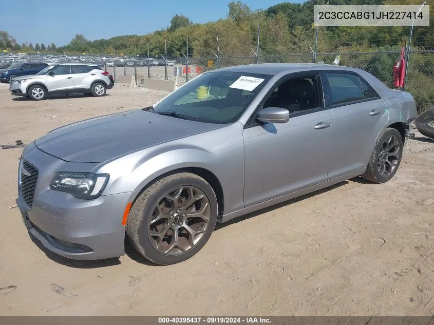 2018 Chrysler 300 300S VIN: 2C3CCABG1JH227414 Lot: 40395437