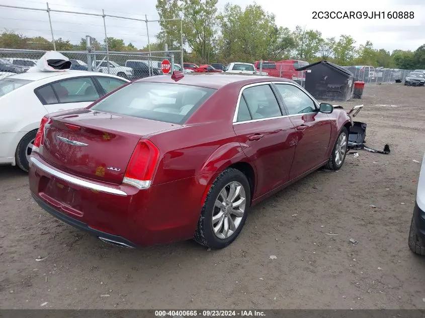 2018 Chrysler 300 Touring Awd VIN: 2C3CCARG9JH160888 Lot: 40400665