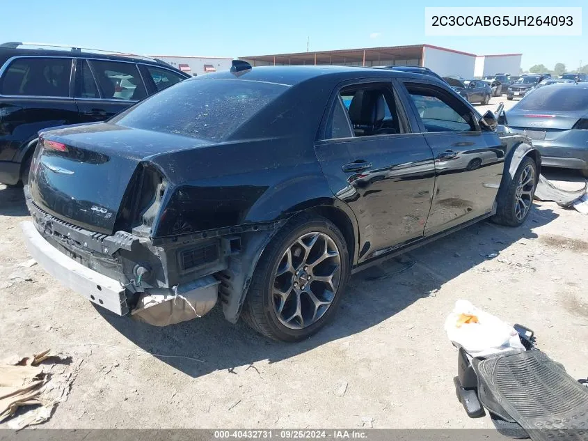 2C3CCABG5JH264093 2018 Chrysler 300 300S