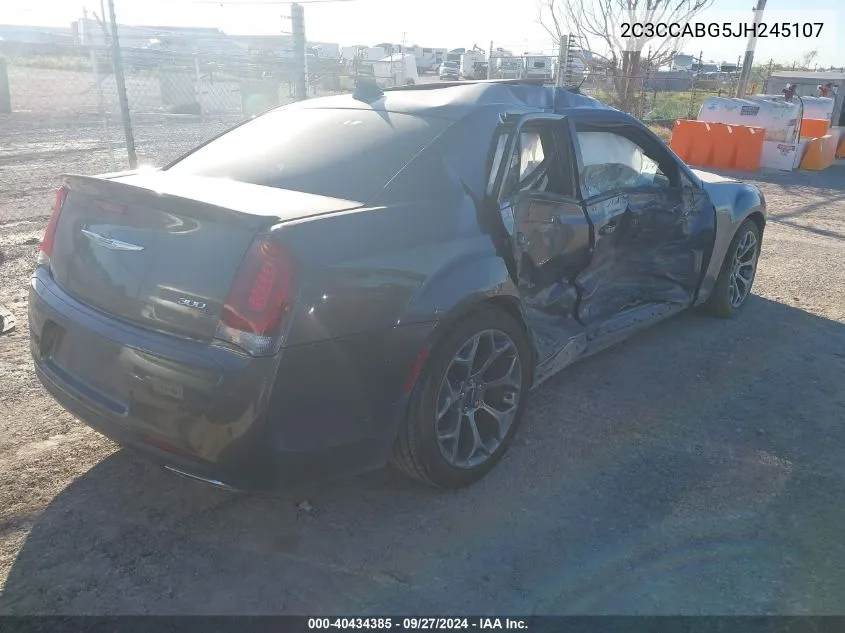 2C3CCABG5JH245107 2018 Chrysler 300 300S