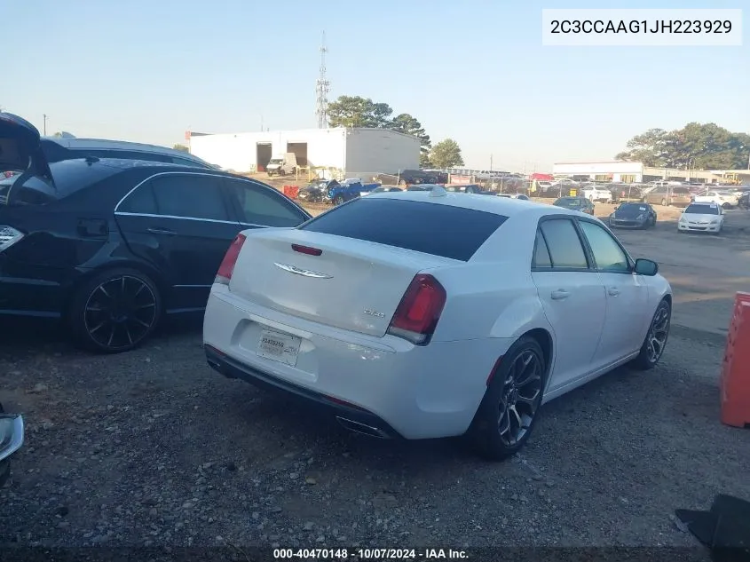 2C3CCAAG1JH223929 2018 Chrysler 300 Touring