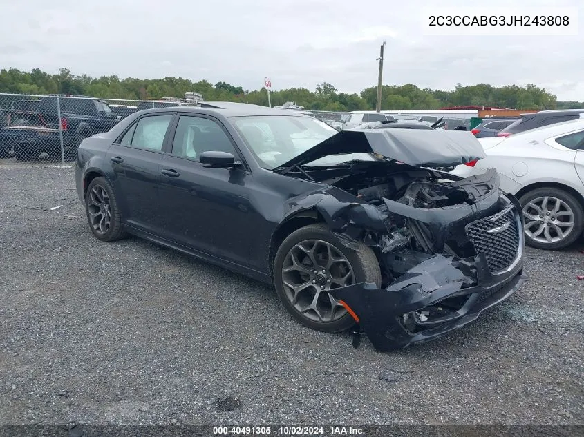 2C3CCABG3JH243808 2018 Chrysler 300 300S