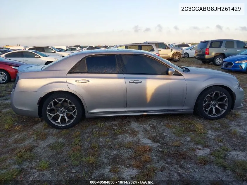 2018 Chrysler 300 300S VIN: 2C3CCABG8JH261429 Lot: 40584850