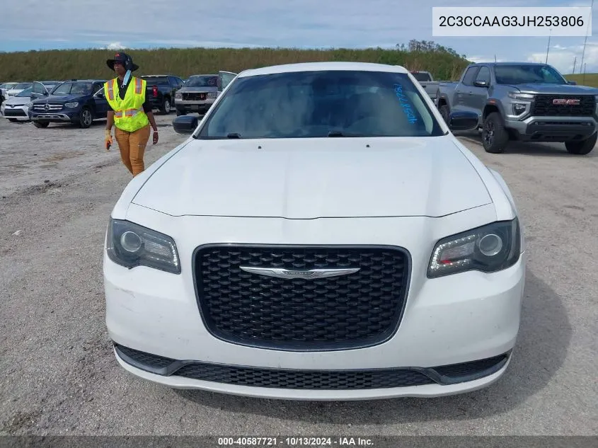 2018 Chrysler 300 Touring VIN: 2C3CCAAG3JH253806 Lot: 40587721