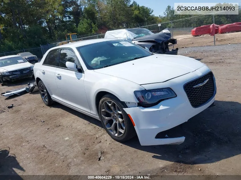 2C3CCABG8JH214093 2018 Chrysler 300 300S