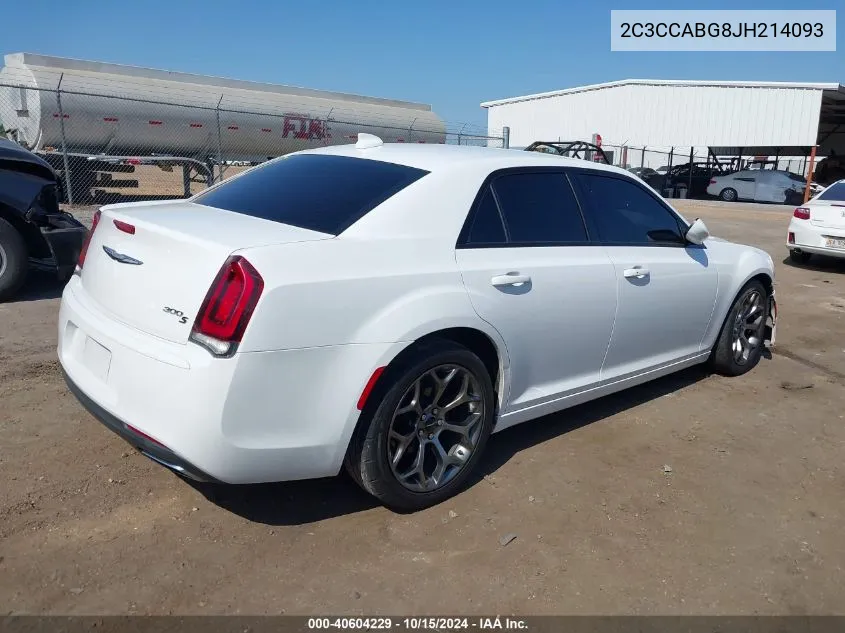 2C3CCABG8JH214093 2018 Chrysler 300 300S