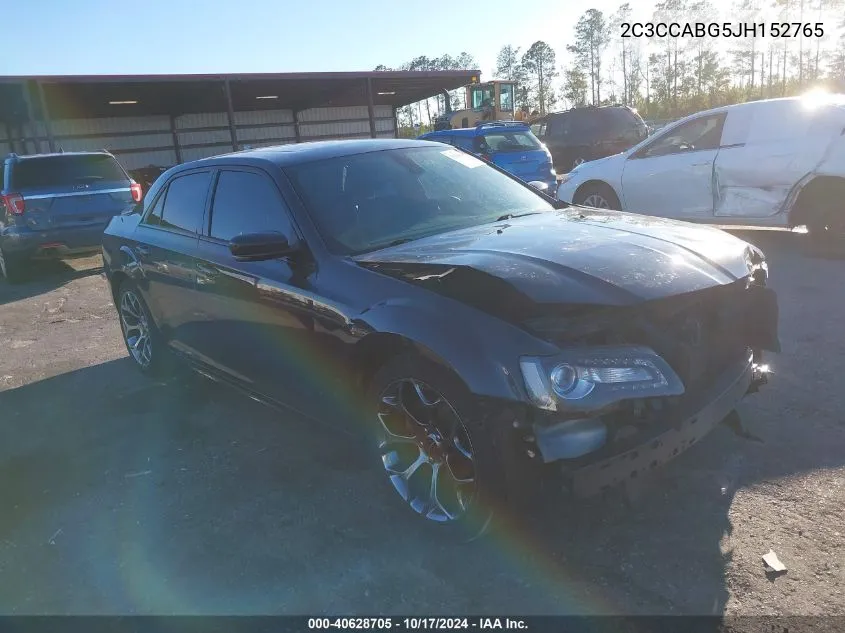 2C3CCABG5JH152765 2018 Chrysler 300 300S