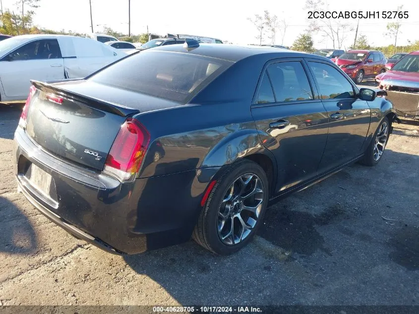 2C3CCABG5JH152765 2018 Chrysler 300 300S