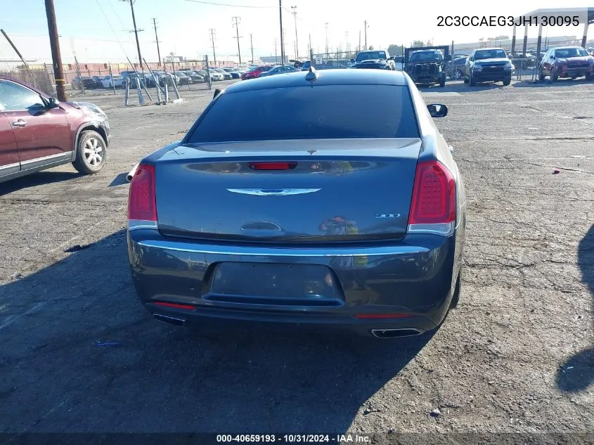 2018 Chrysler 300 Limited VIN: 2C3CCAEG3JH130095 Lot: 40659193