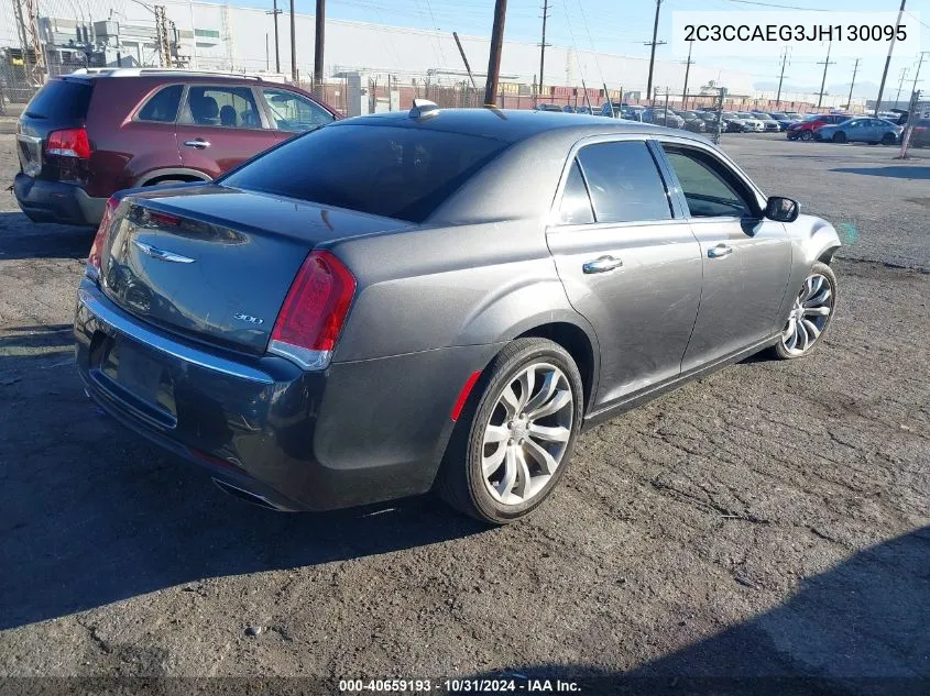 2018 Chrysler 300 Limited VIN: 2C3CCAEG3JH130095 Lot: 40659193