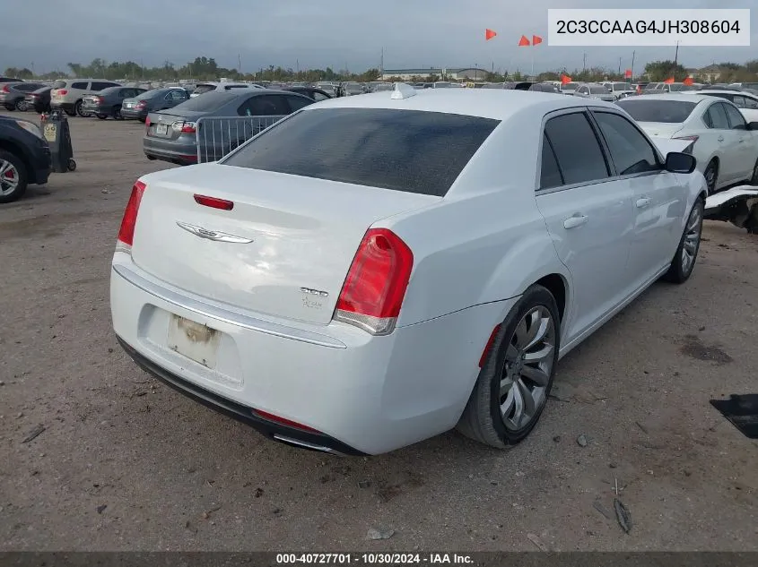 2018 Chrysler 300 Touring VIN: 2C3CCAAG4JH308604 Lot: 40727701