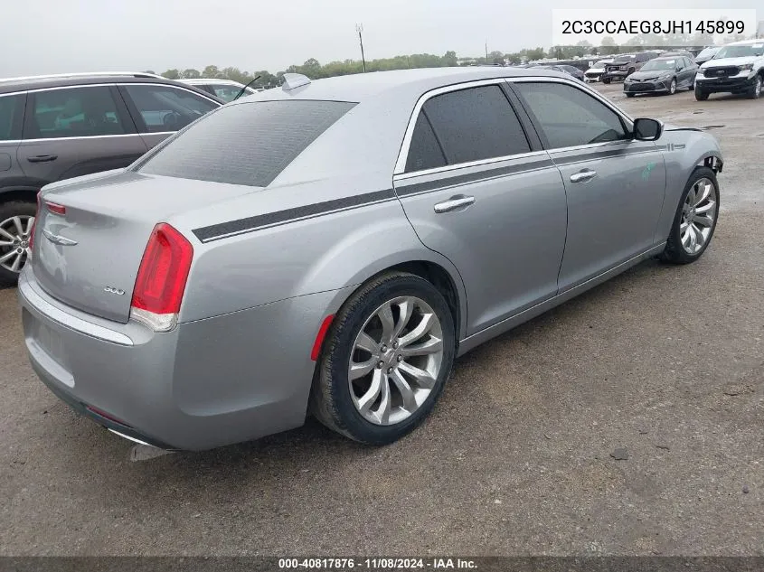 2018 Chrysler 300 Limited VIN: 2C3CCAEG8JH145899 Lot: 40817876