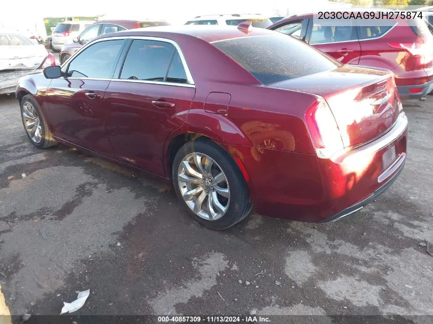 2018 Chrysler 300 Touring L VIN: 2C3CCAAG9JH275874 Lot: 40857309