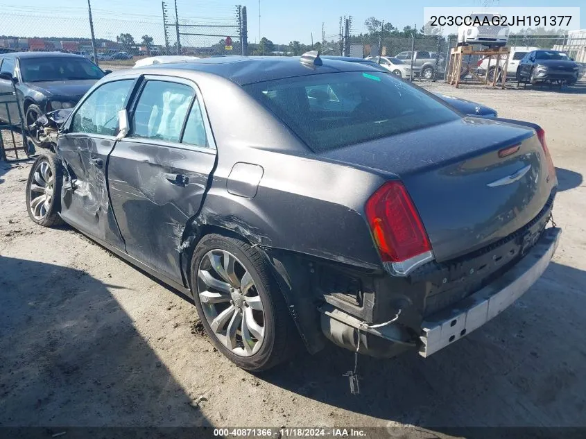 2018 Chrysler 300 Touring L VIN: 2C3CCAAG2JH191377 Lot: 40871366