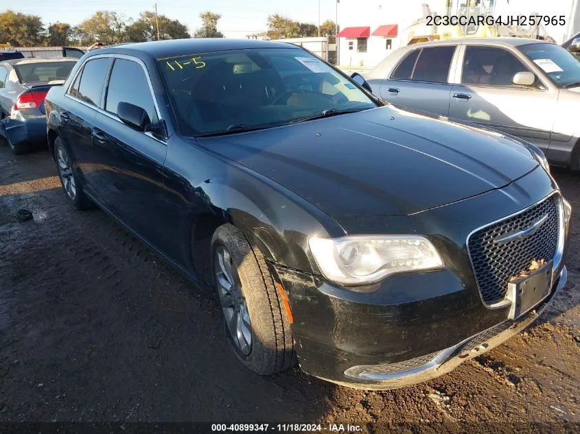 2018 Chrysler 300 Touring L Awd VIN: 2C3CCARG4JH257965 Lot: 40899347