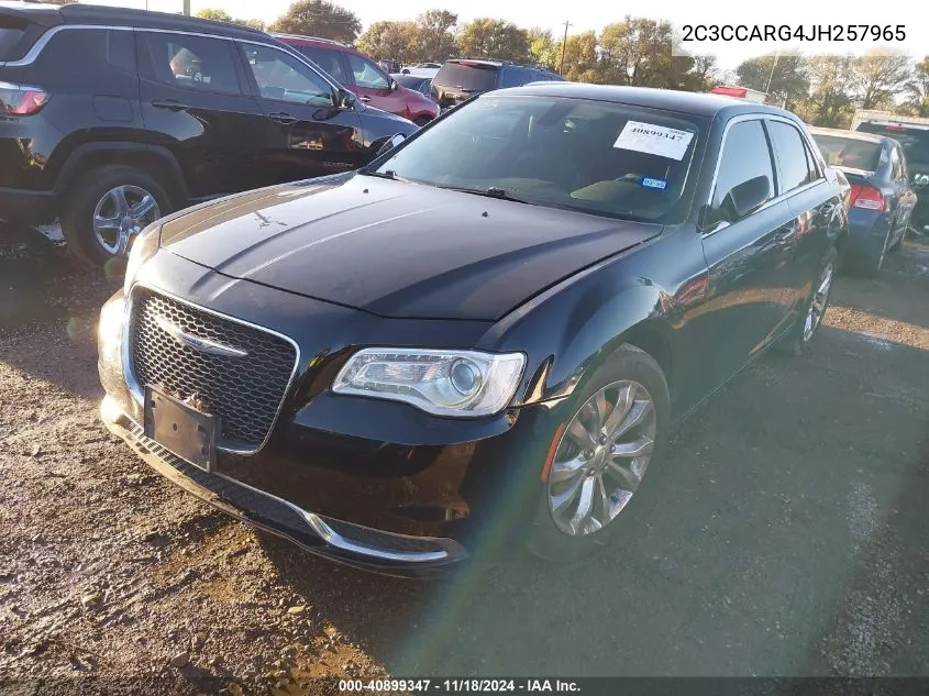 2018 Chrysler 300 Touring L Awd VIN: 2C3CCARG4JH257965 Lot: 40899347