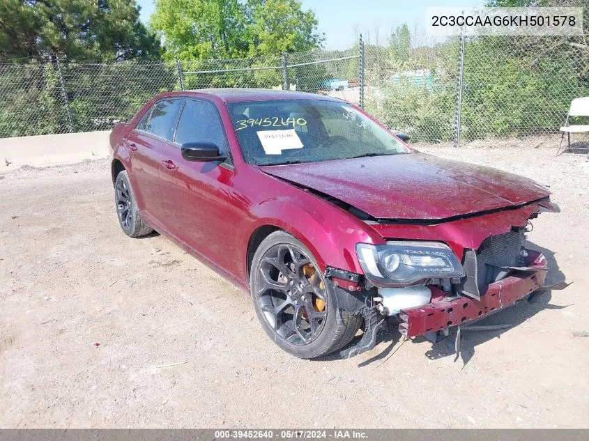 2C3CCAAG6KH501578 2019 Chrysler 300 Touring