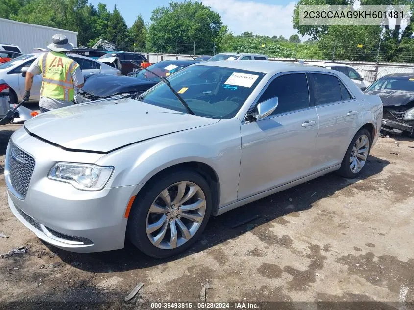 2019 Chrysler 300 Touring VIN: 2C3CCAAG9KH601481 Lot: 39493815