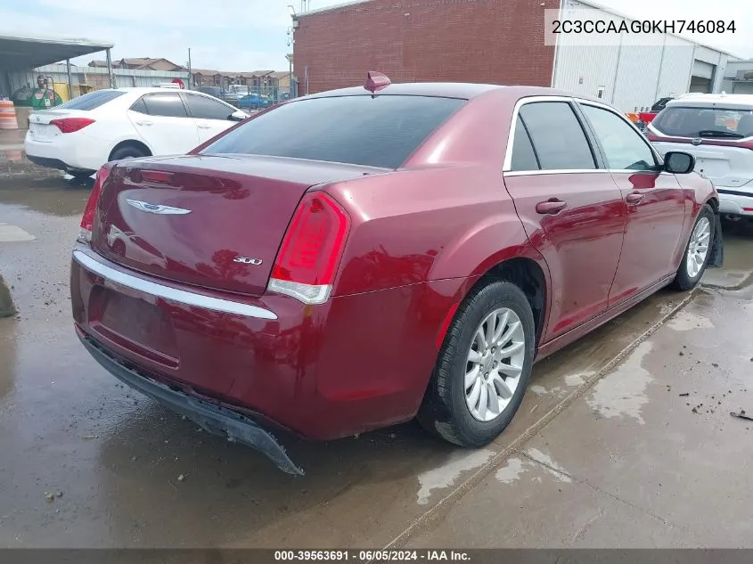 2019 Chrysler 300 Touring VIN: 2C3CCAAG0KH746084 Lot: 39563691