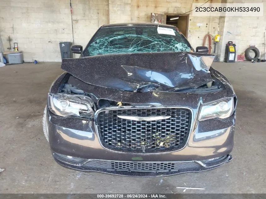 2C3CCABG0KH533490 2019 Chrysler 300 300S