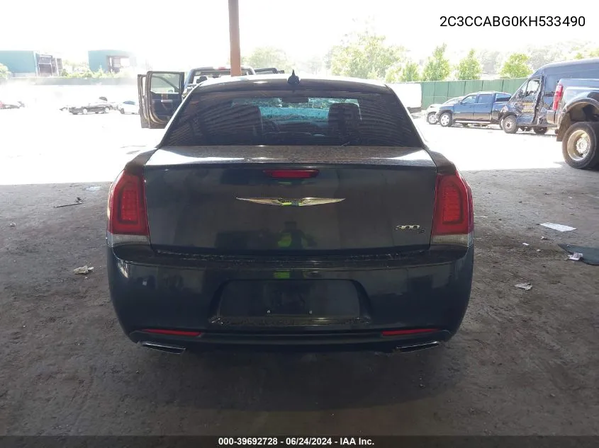 2C3CCABG0KH533490 2019 Chrysler 300 300S