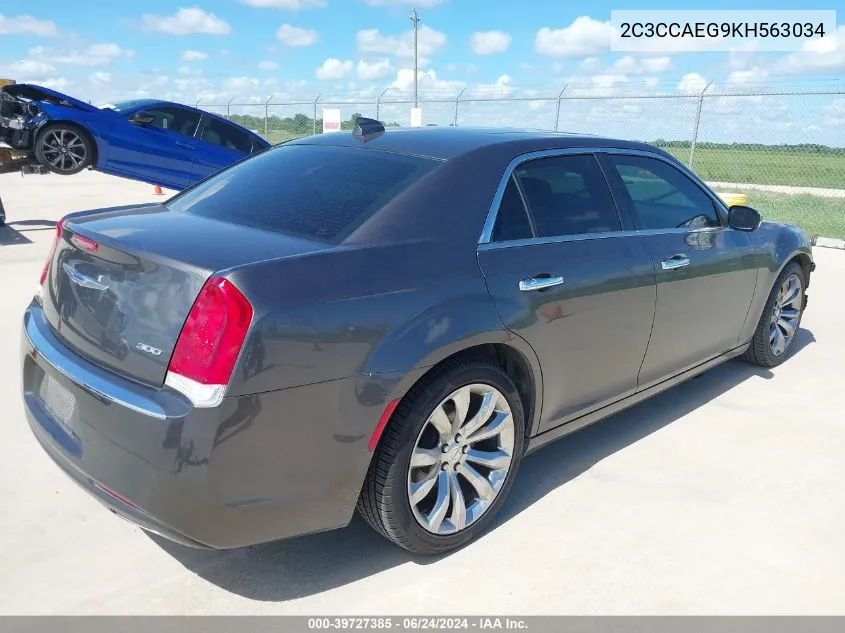 2C3CCAEG9KH563034 2019 Chrysler 300 Limited