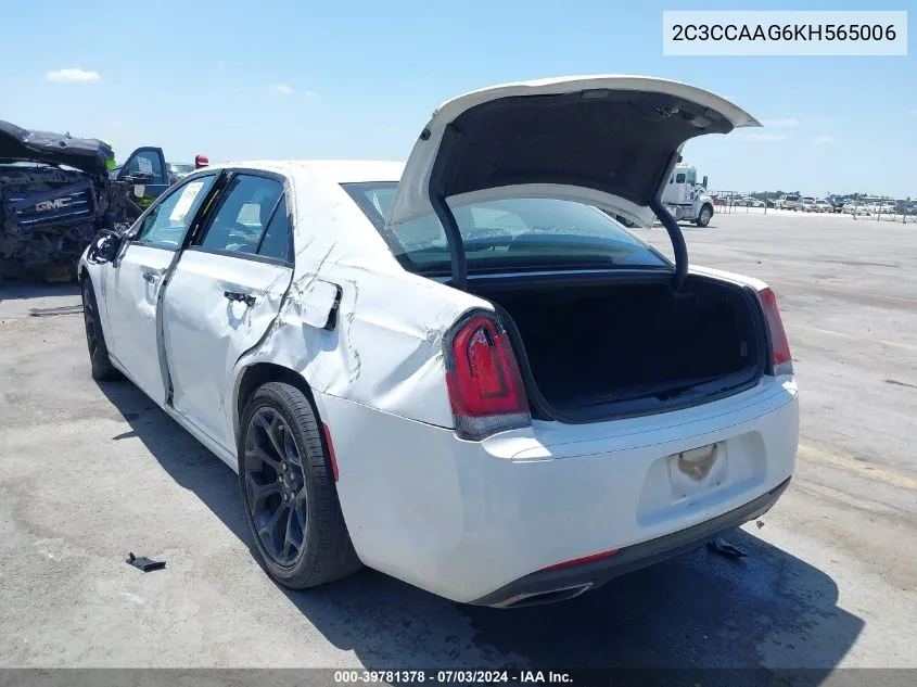 2C3CCAAG6KH565006 2019 Chrysler 300 Touring